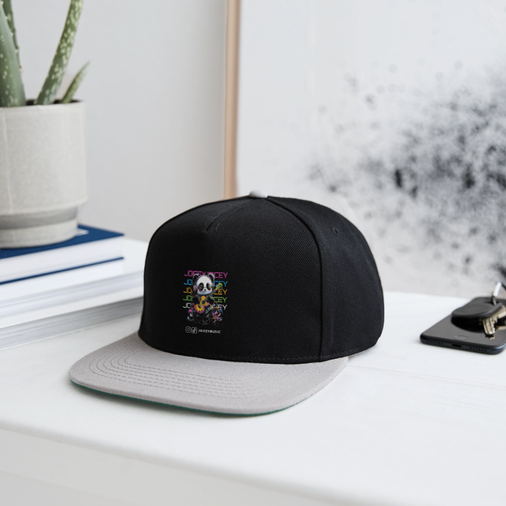 Joicey Snapback – Deine Stimme dein Style - Schwarz/Grau