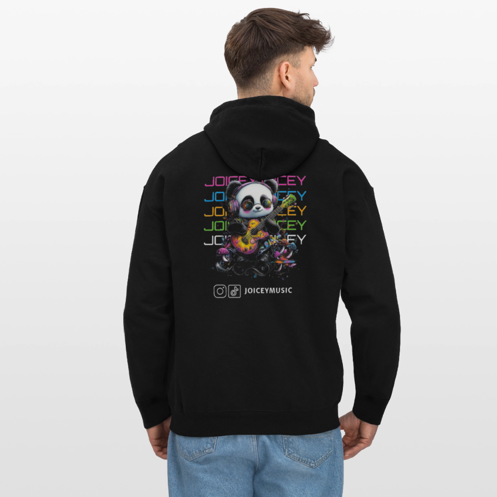 Joicey Music Unisex Softstyle® Hoodie – Cozy trifft auf Sound Back - Schwarz