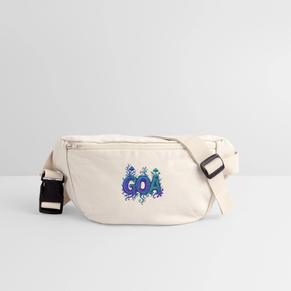 GOA recycelte Gürteltasche - Naturweiß