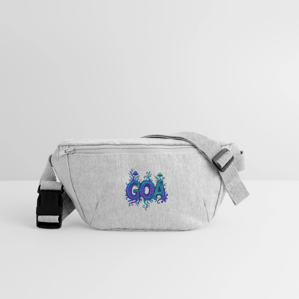 GOA recycelte Gürteltasche - Grau meliert
