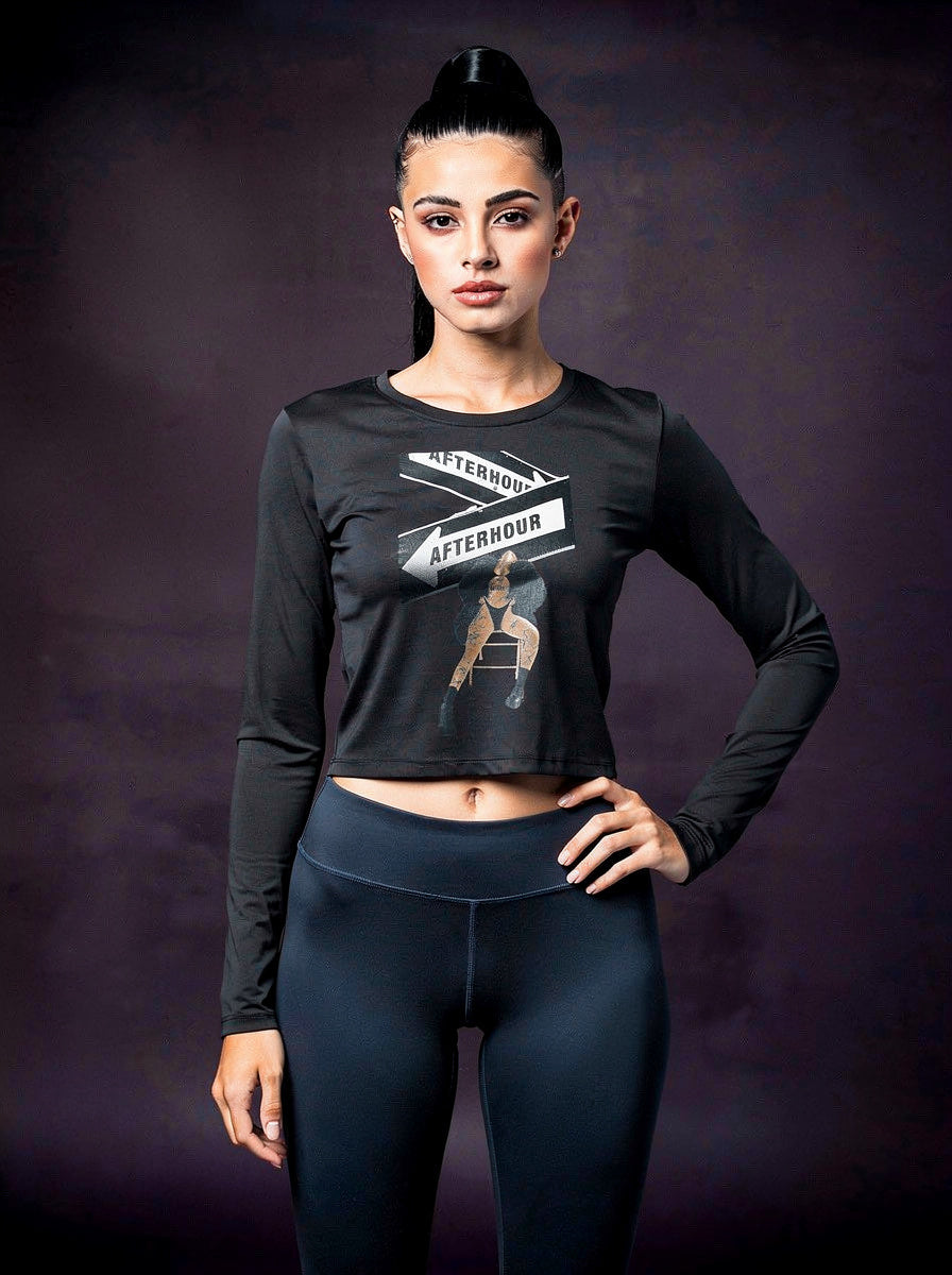 Afterhour Slim Fit Langarmshirt