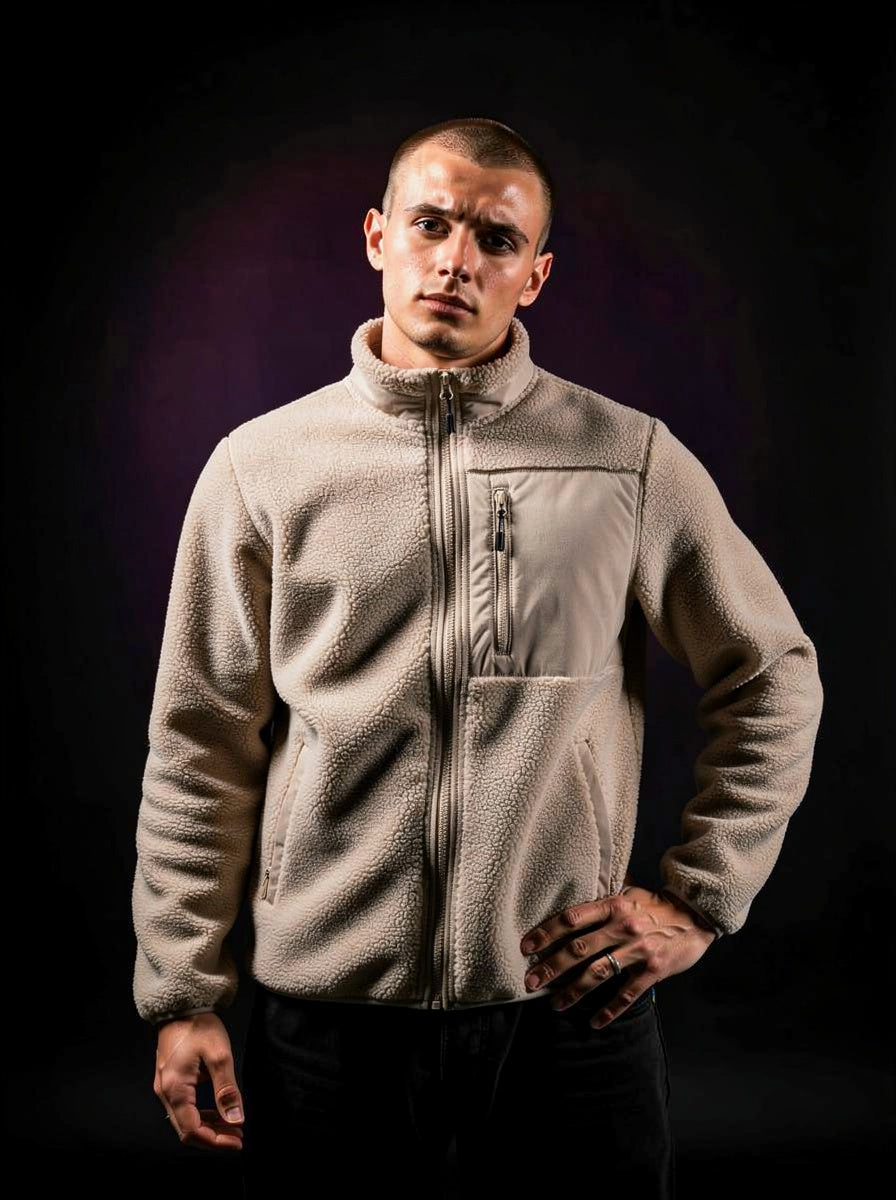 Giacca Sherpa Unisex dalla vestibilità morbida di Stanley/Stella