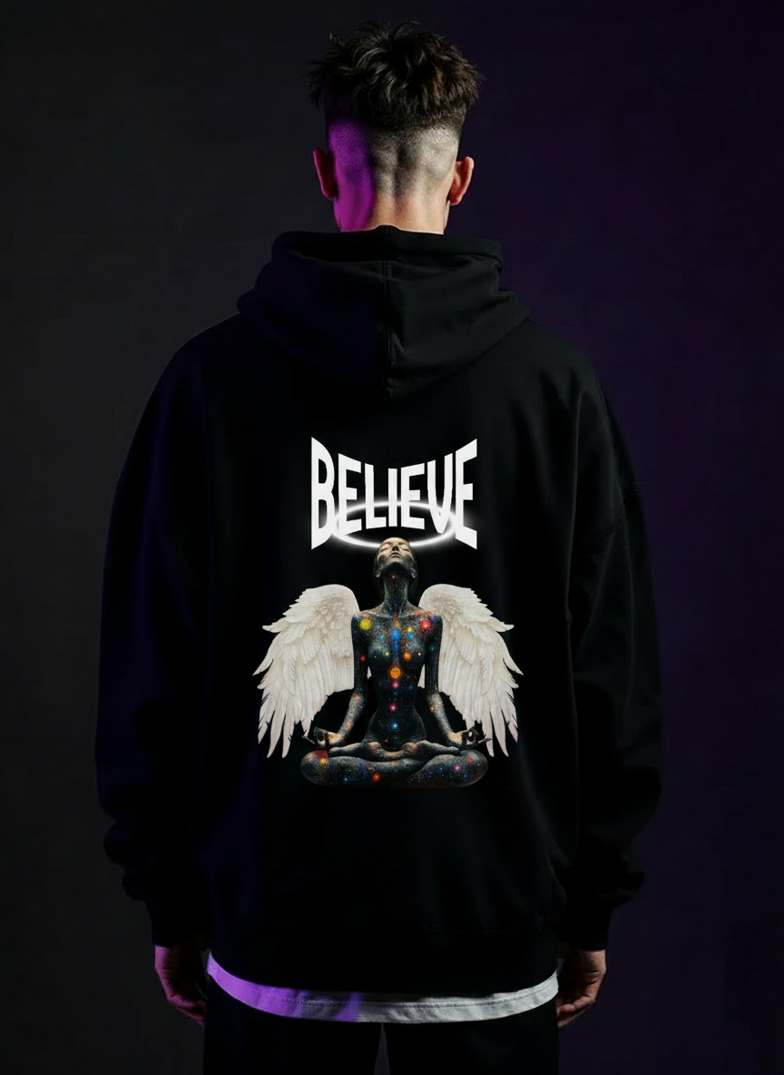Belive Heavy Oversize Festival Hoodie – 380 GSM