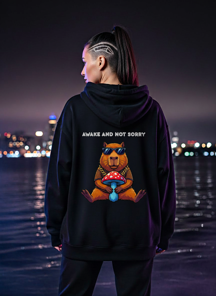 Awake And Not Sorry Oversize Hoodie
