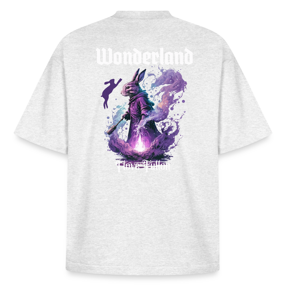 Wonderland Fullon Heavy Boxy Shirt - Kühles Grau meliert