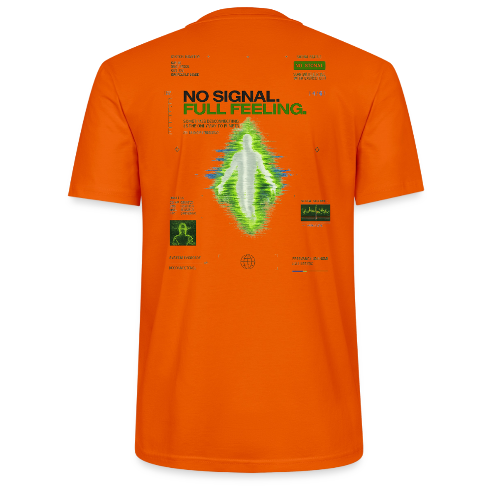 No Signal Full Feeling – Bio T-Shirt - Tieforange