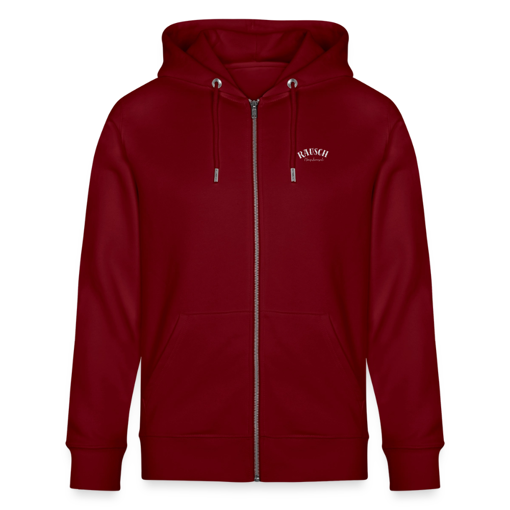 Stanley/Stella Unisex Bio-Kapuzenjacke CULTIVATOR - Burgunderrot