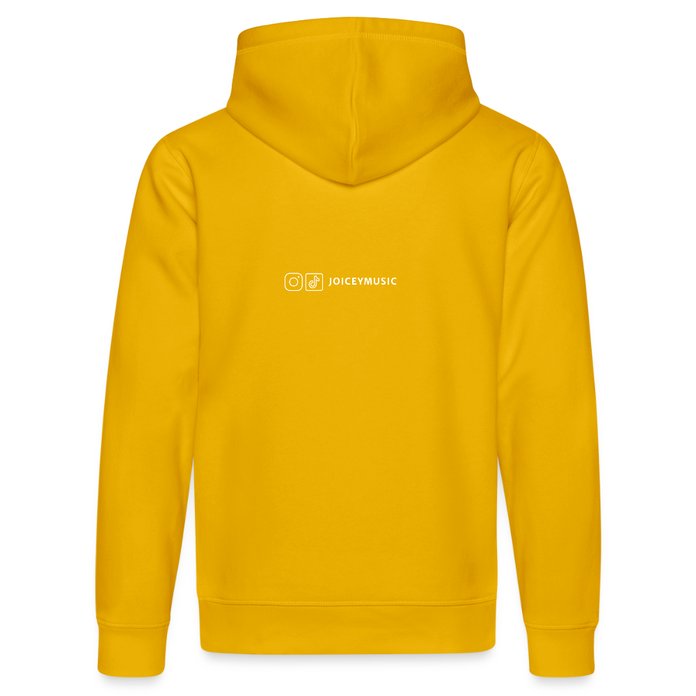 Offizieller Joicey Music Bio Hoodie – nachhaltig, cozy & voller Vibes 🎶🖤 - Spektralgelb