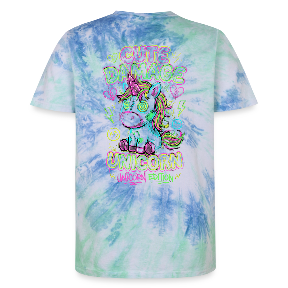 Unisex Premium Tie Dye T-Shirt - Spiralblau
