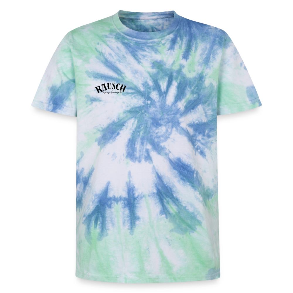 Unisex Premium Tie Dye T-Shirt - Spiralblau