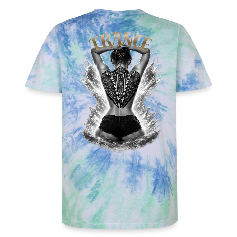 Unisex Premium Tie Dye T-Shirt - Spiralblau