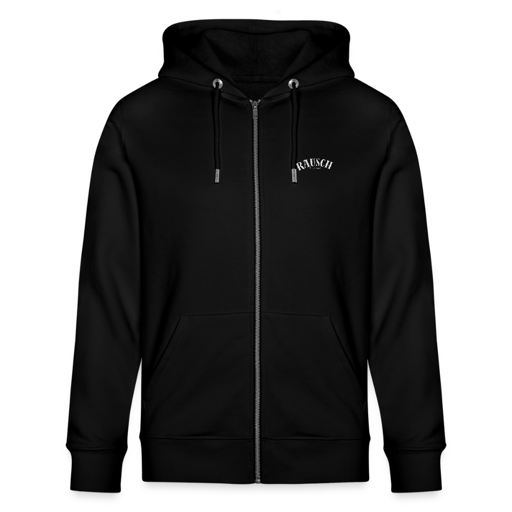 „Inspiration“ Zip-Hoodie - Schwarz
