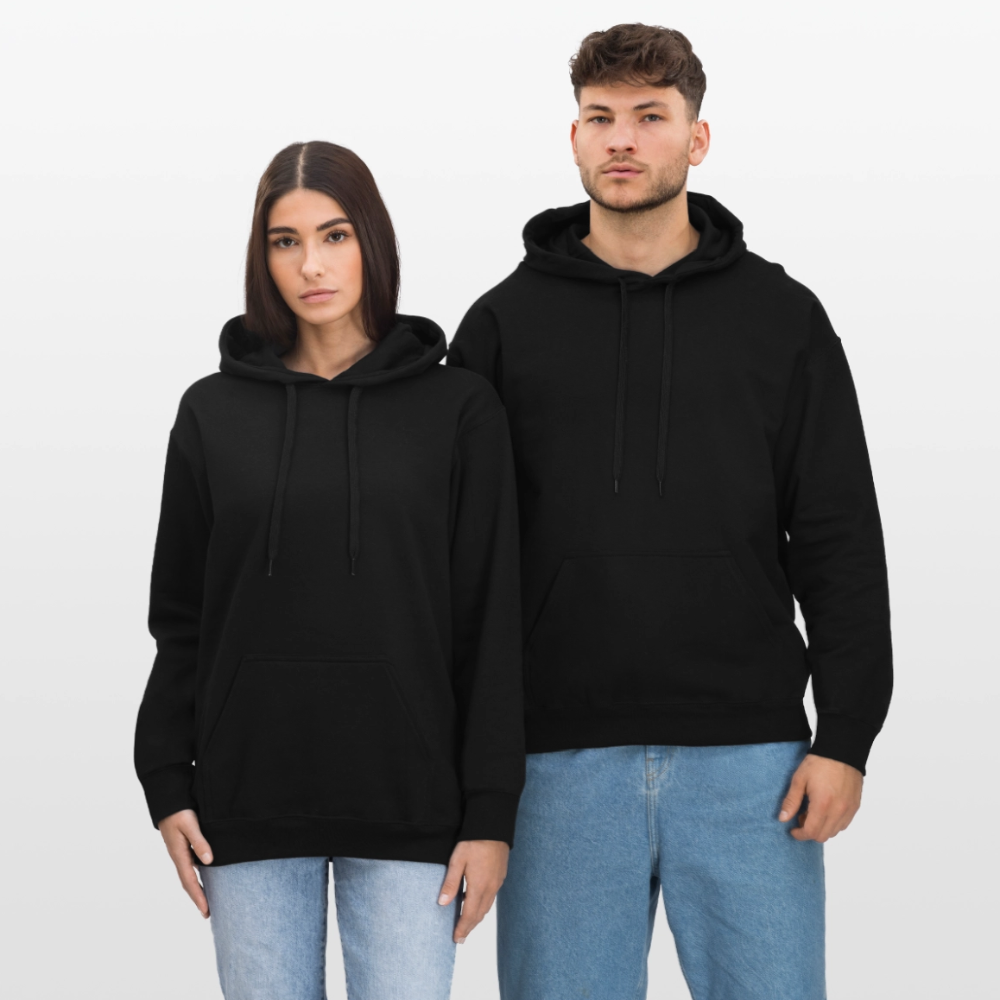 Joicey Music Unisex Softstyle® Hoodie – Cozy trifft auf Sound Back - Schwarz
