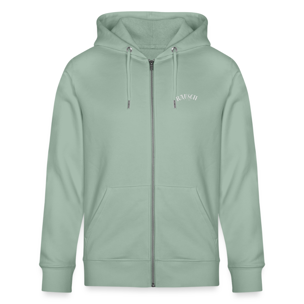„Inspiration“ Zip-Hoodie - Helles Graugrün