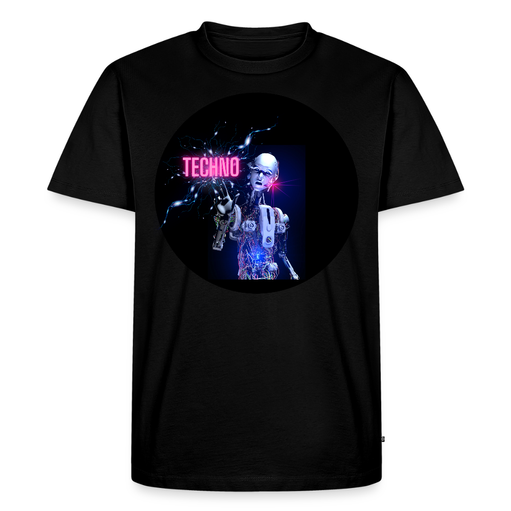Techno Vibes – Premium Männer T-Shirt - Schwarz
