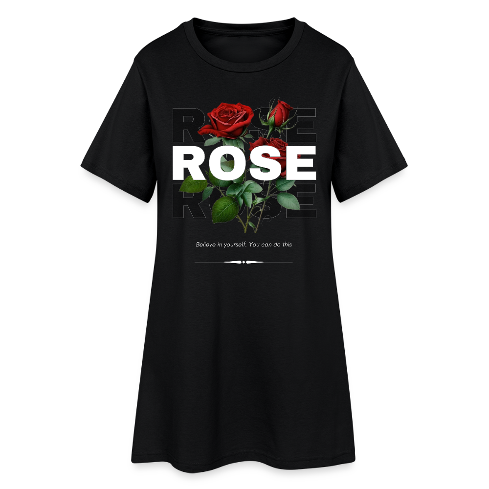 Rsoe T-Shirt-Kleid - Schwarz