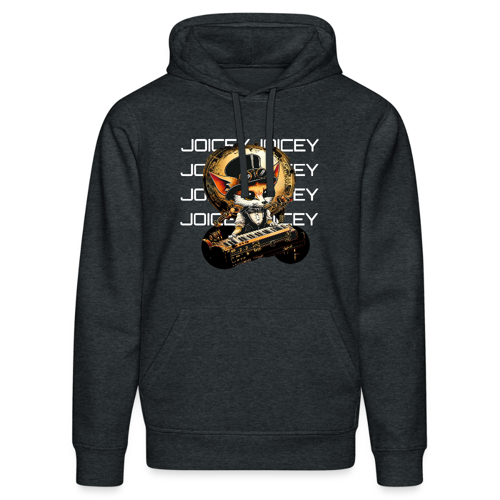 Offizieller Joicey Music Bio Hoodie – nachhaltig, cozy & voller Vibes 🎶🖤 - Dunkelgrau meliert