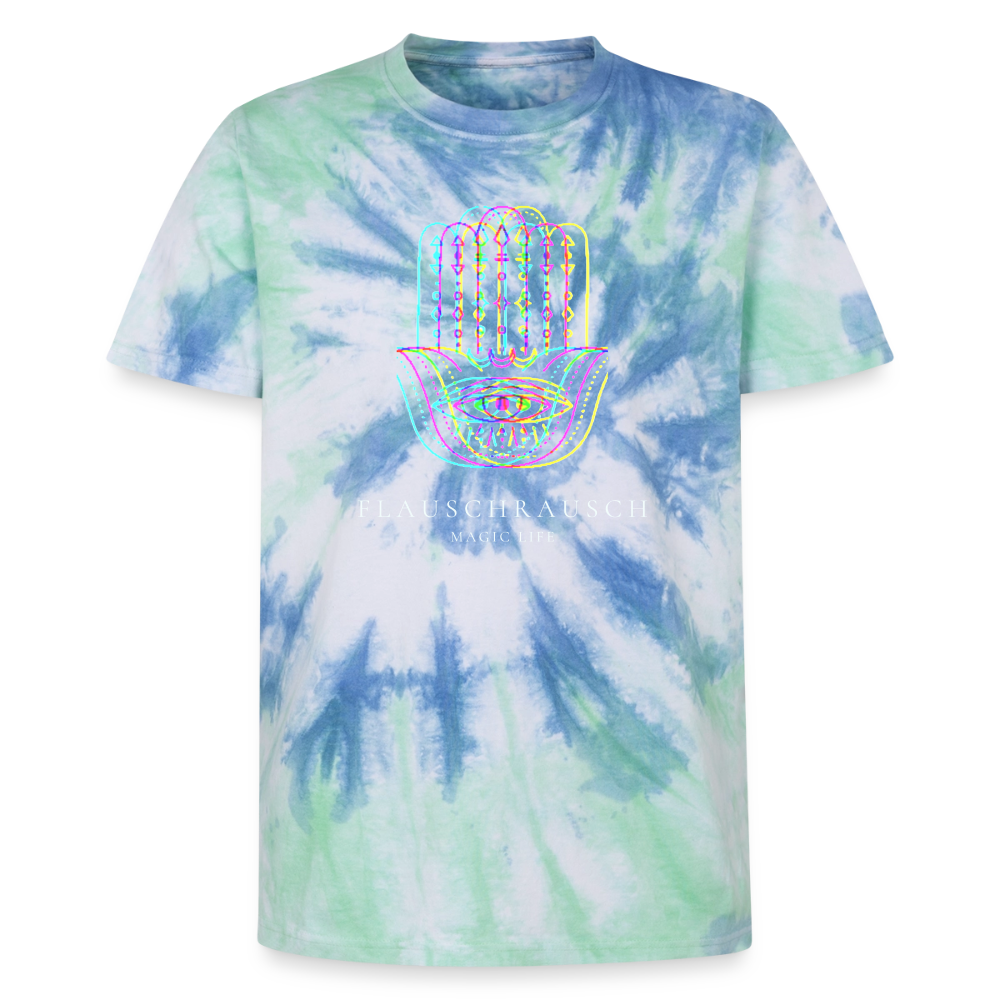 Unisex Premium Tie Dye T-Shirt - Spiralblau