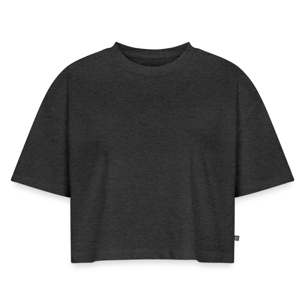Joicey Oversized Shirt – Laut leise ehrlich - Anthrazit meliert