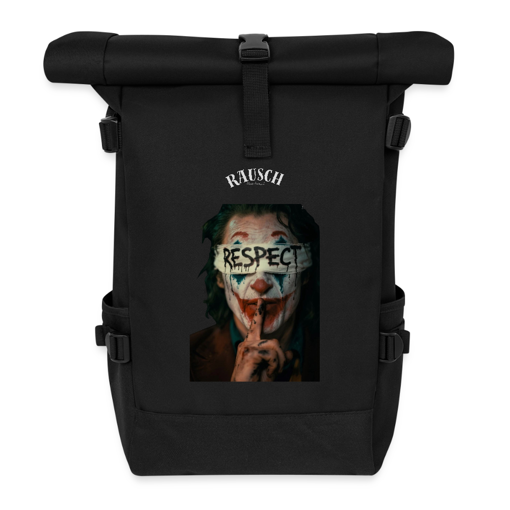 Rolltop Rucksack - Schwarz