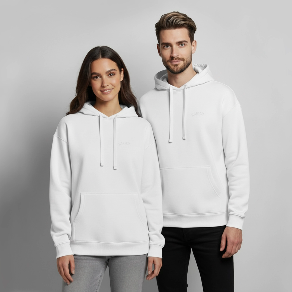 „Inspiration“ Oversize Hoodie - Weiß