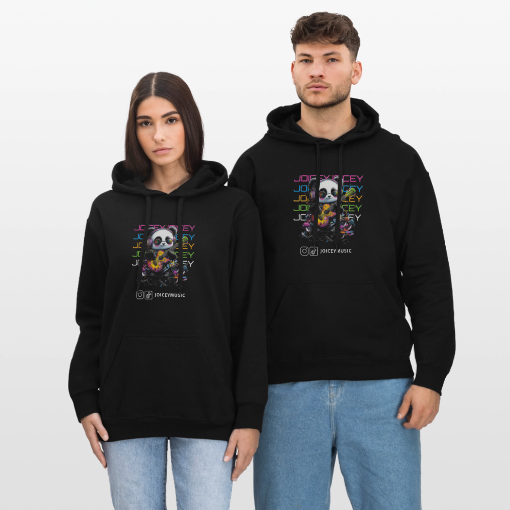 Joicey Music Unisex Softstyle® Hoodie – Cozy trifft auf Sound - Schwarz