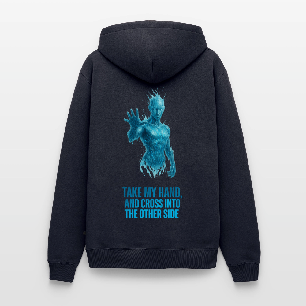 Water-Men Hoodie Unisex - Navy