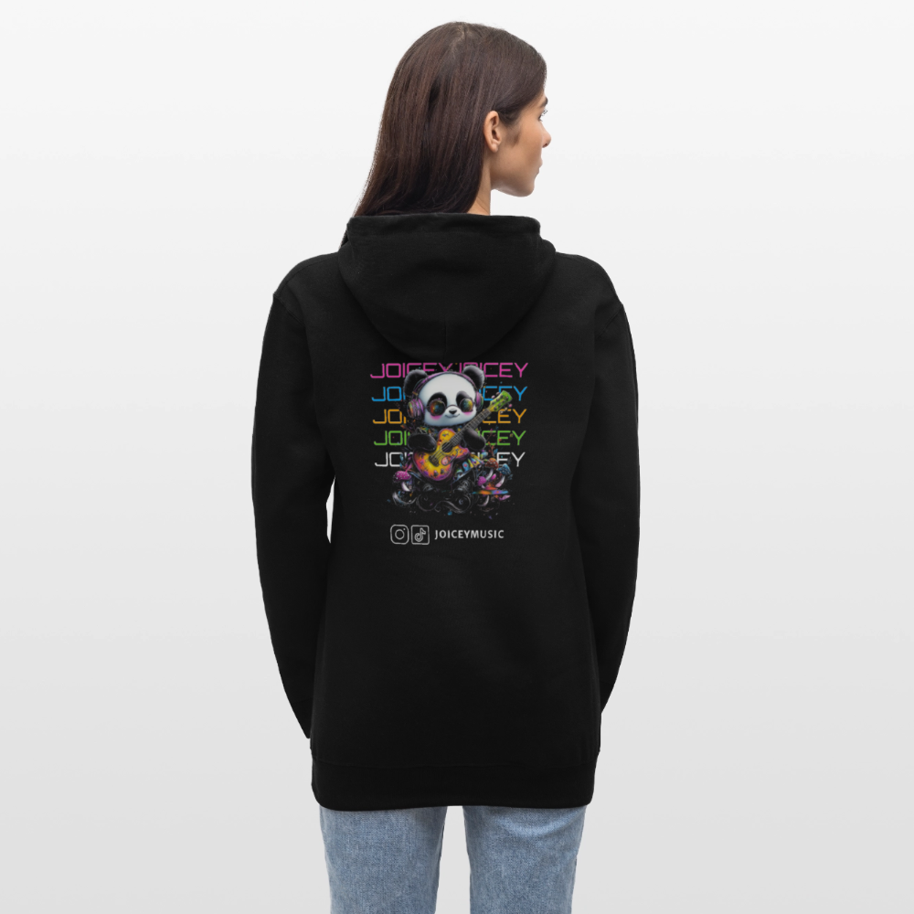 Joicey Music Unisex Softstyle® Hoodie – Cozy trifft auf Sound Back - Schwarz