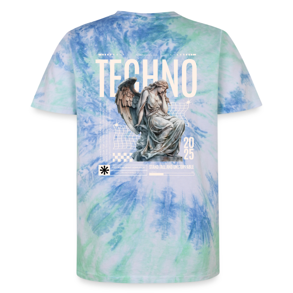 Unisex Premium Tie Dye T-Shirt - Spiralblau