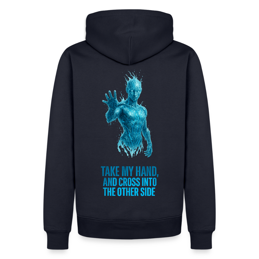 Water-Men Hoodie Unisex - Navy