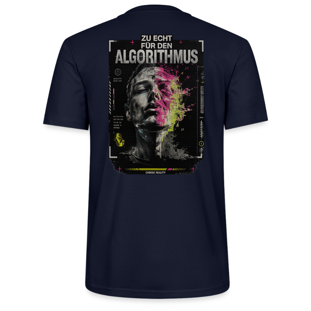 Algorithm Break – Bio T-Shirt - Navy