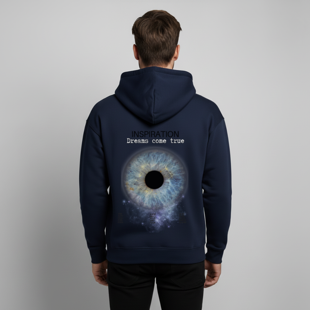 „Inspiration“ Oversize Hoodie - Navy