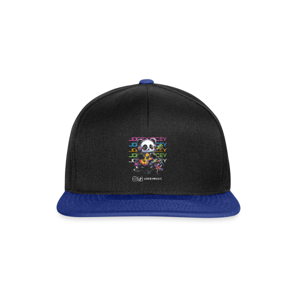 Joicey Snapback – Deine Stimme dein Style - Schwarz/Königsblau