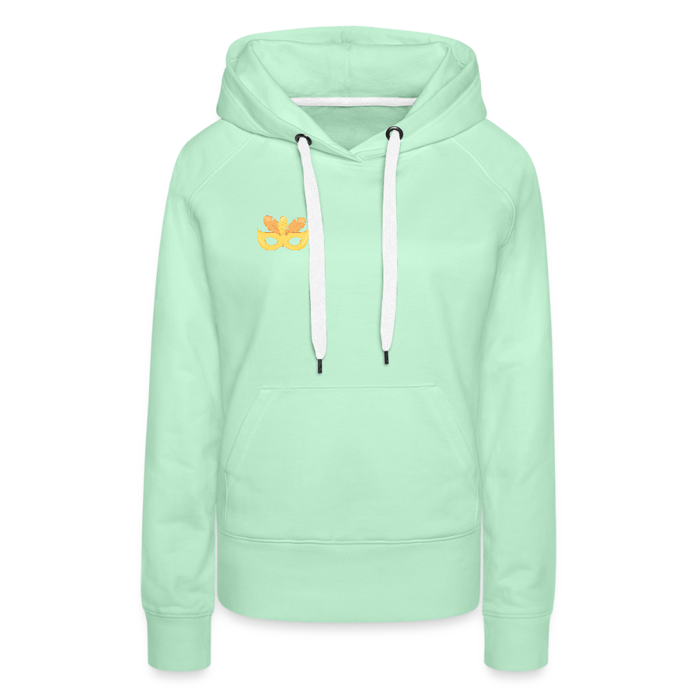 Frauen Flauschrausch Hoodie - helles Mintgrün