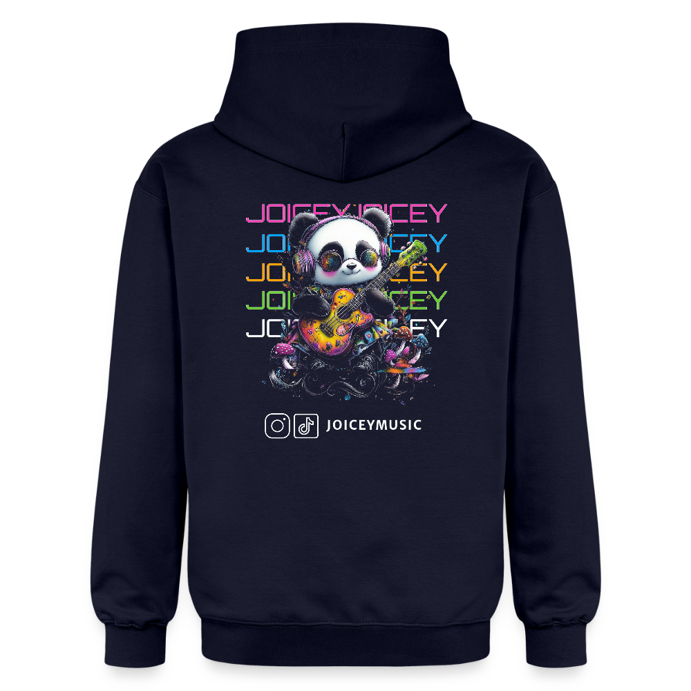 Joicey Music Unisex Softstyle® Hoodie – Cozy trifft auf Sound Back - Navy