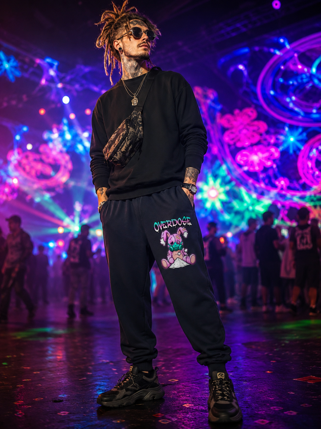 Overdose Bunny – Oversized Jogger