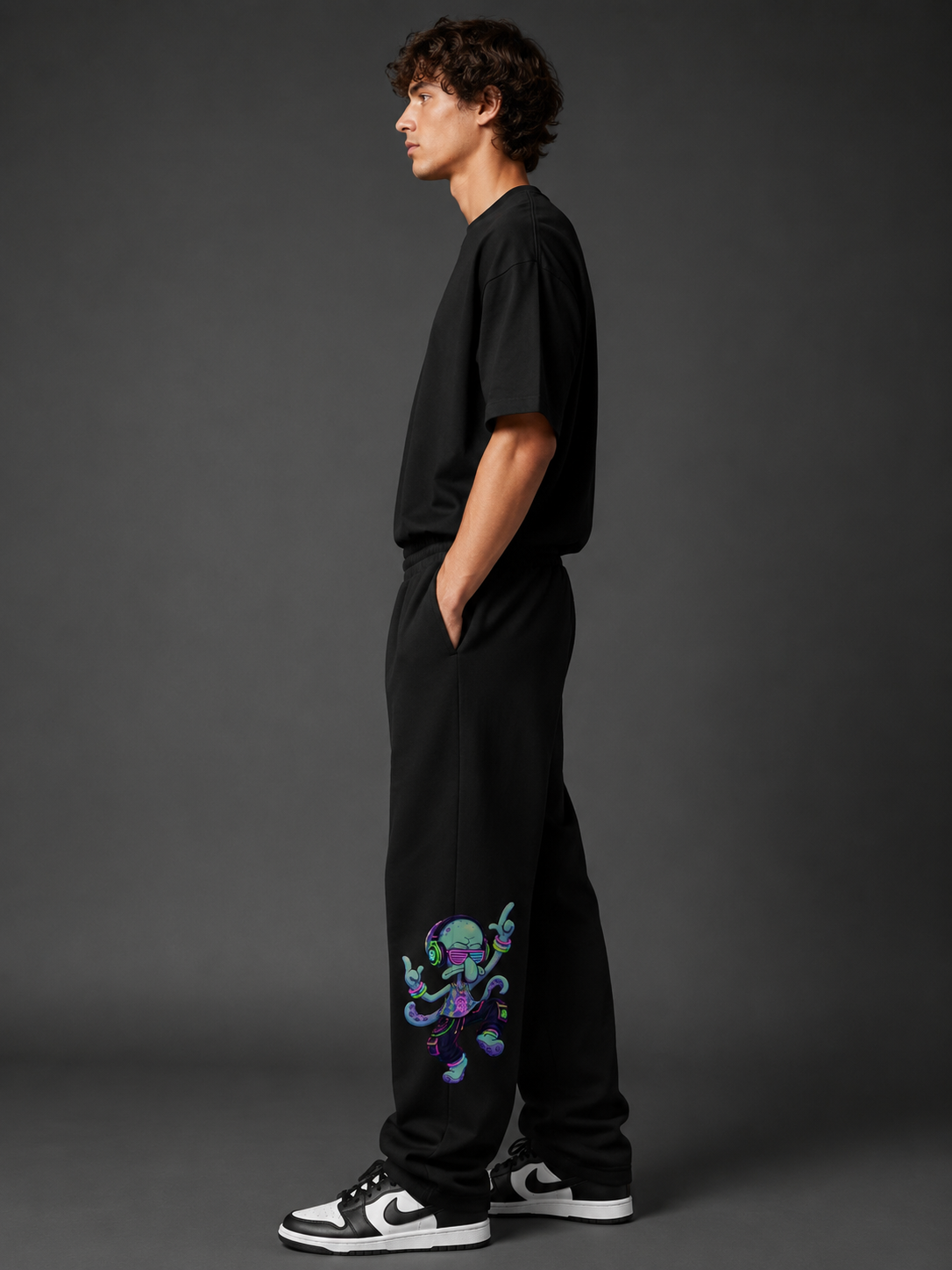 Rave Octopus – Oversized Jogger