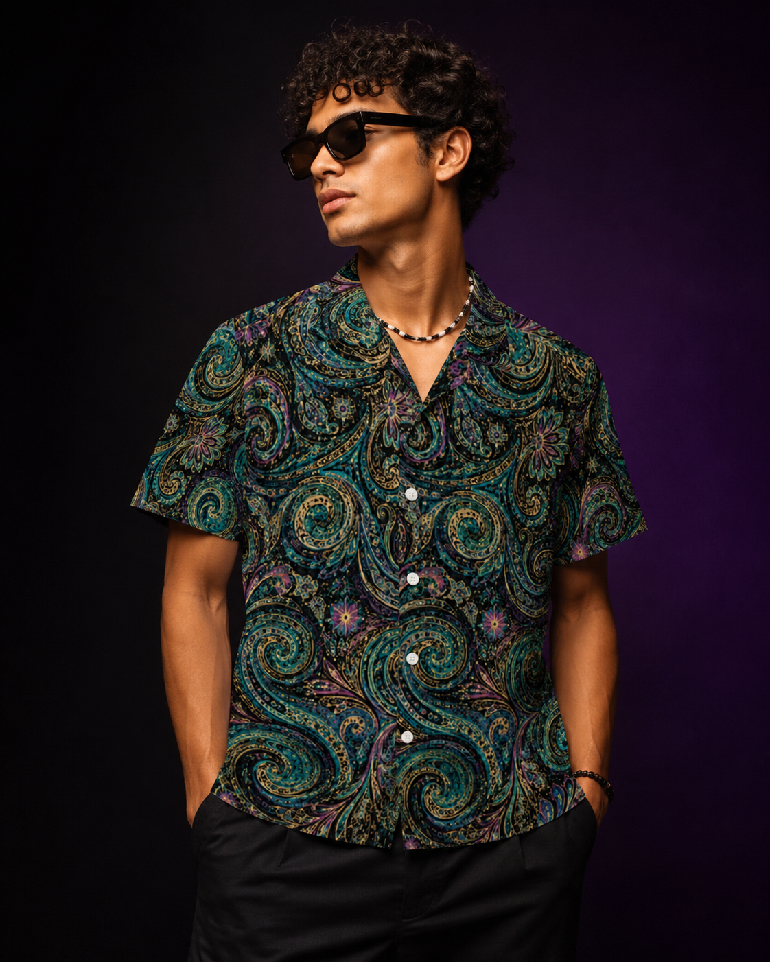 Mystic Current – Premium Hawaii-Hemd