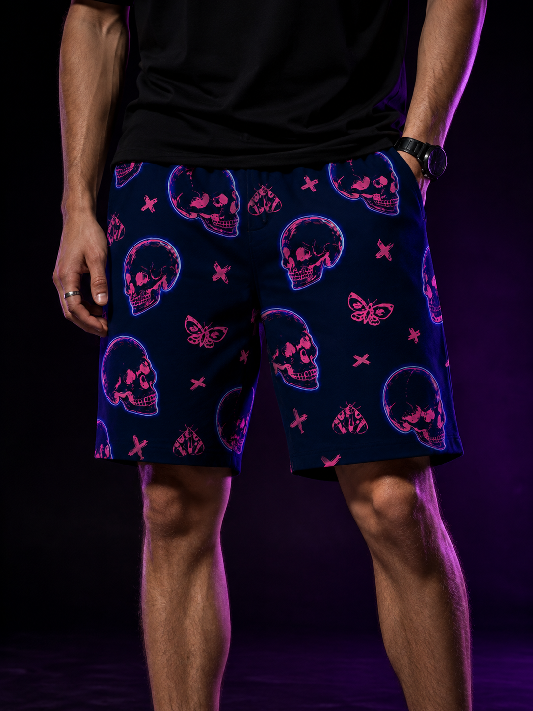 Neon Bones – Premium Shorts