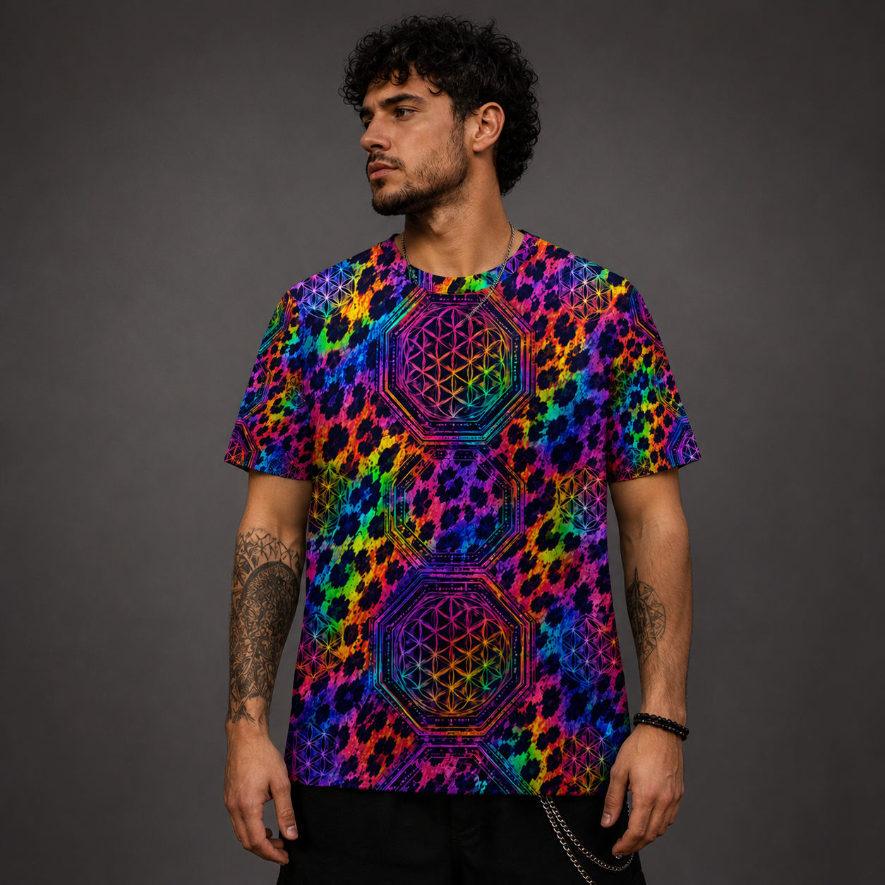Neon Geometry Shirt