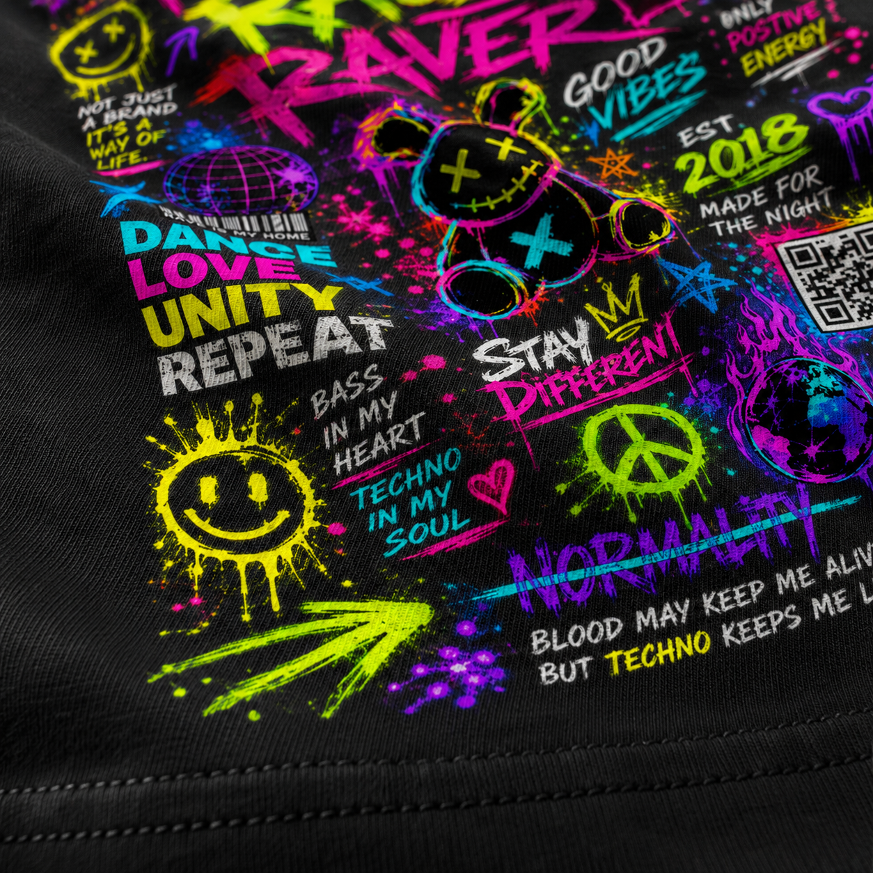 Flauschrausch Raver Oversize Shirt