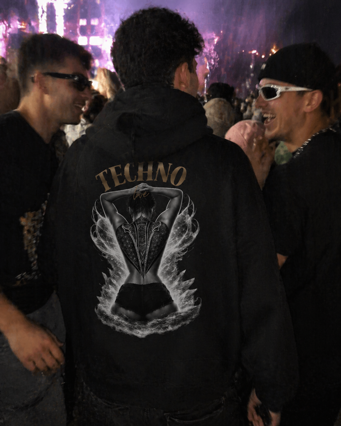Techno Love Luxury Hoodie – Signature Drop
