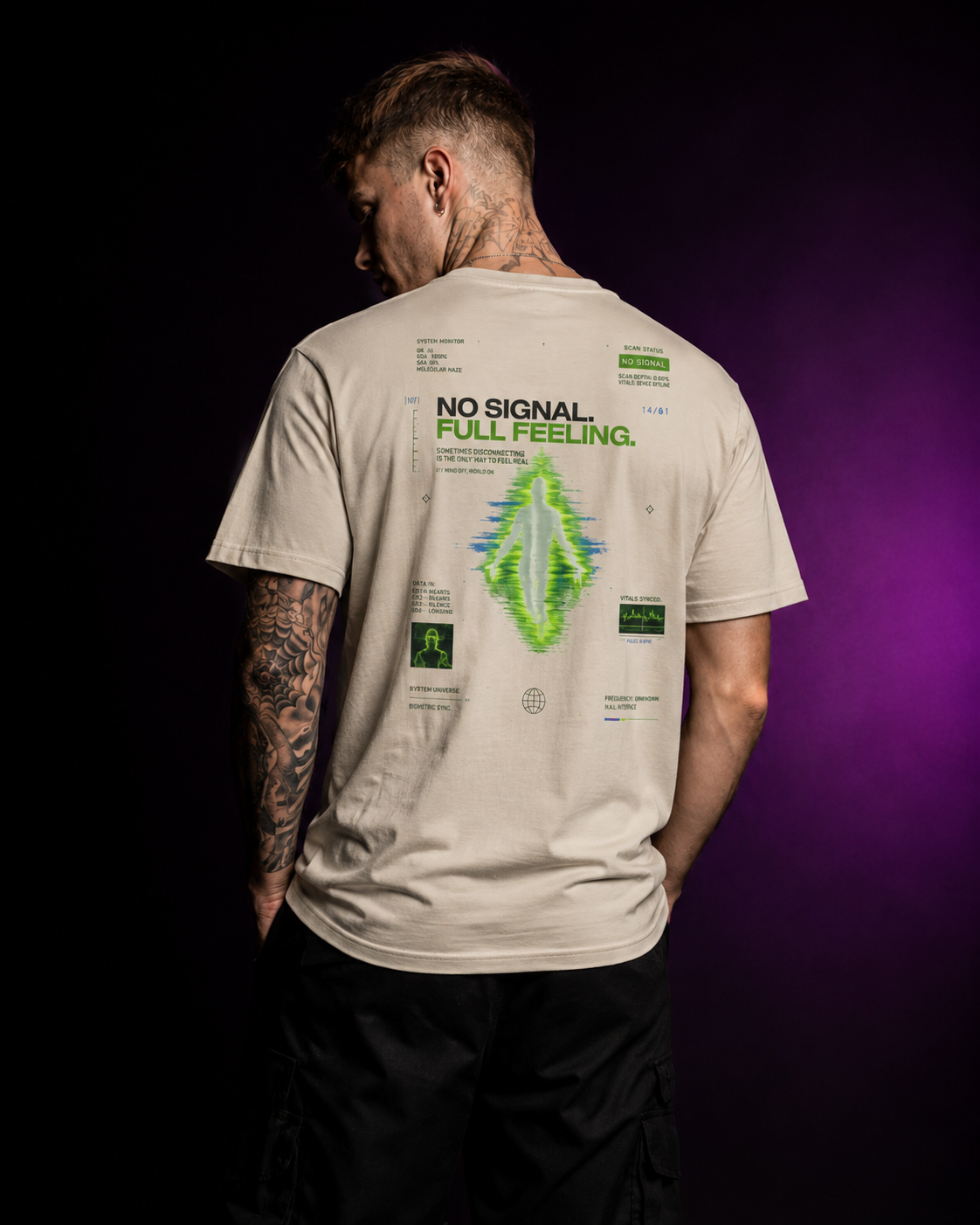 No Signal Full Feeling – Bio T-Shirt