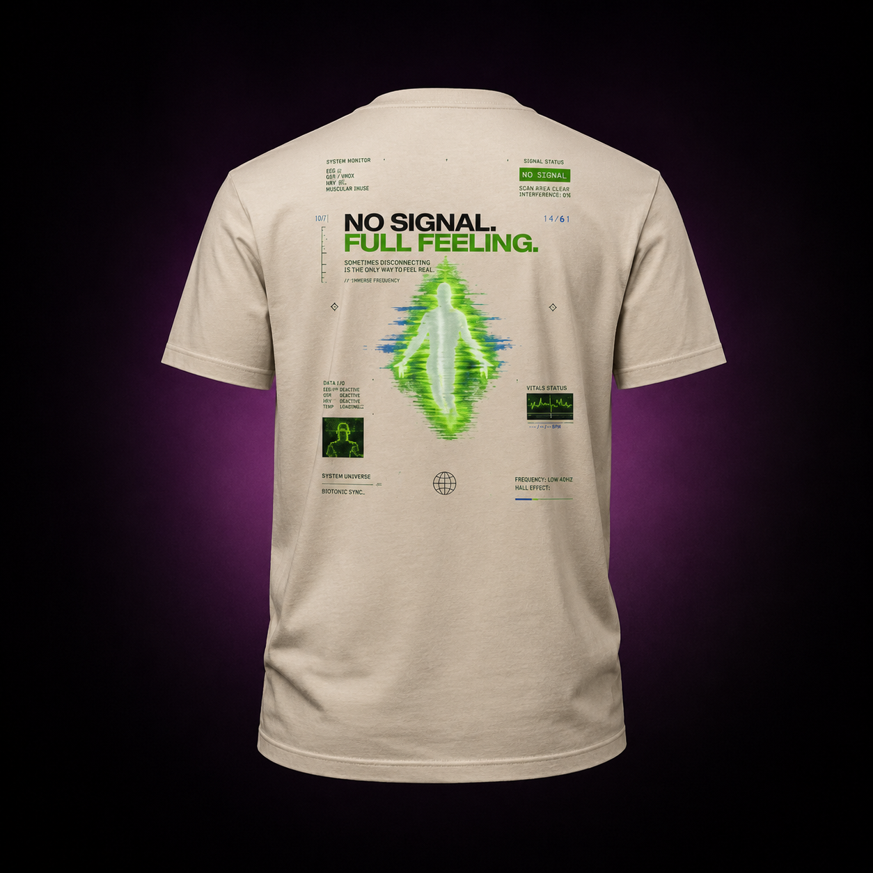 No Signal Full Feeling – Bio T-Shirt