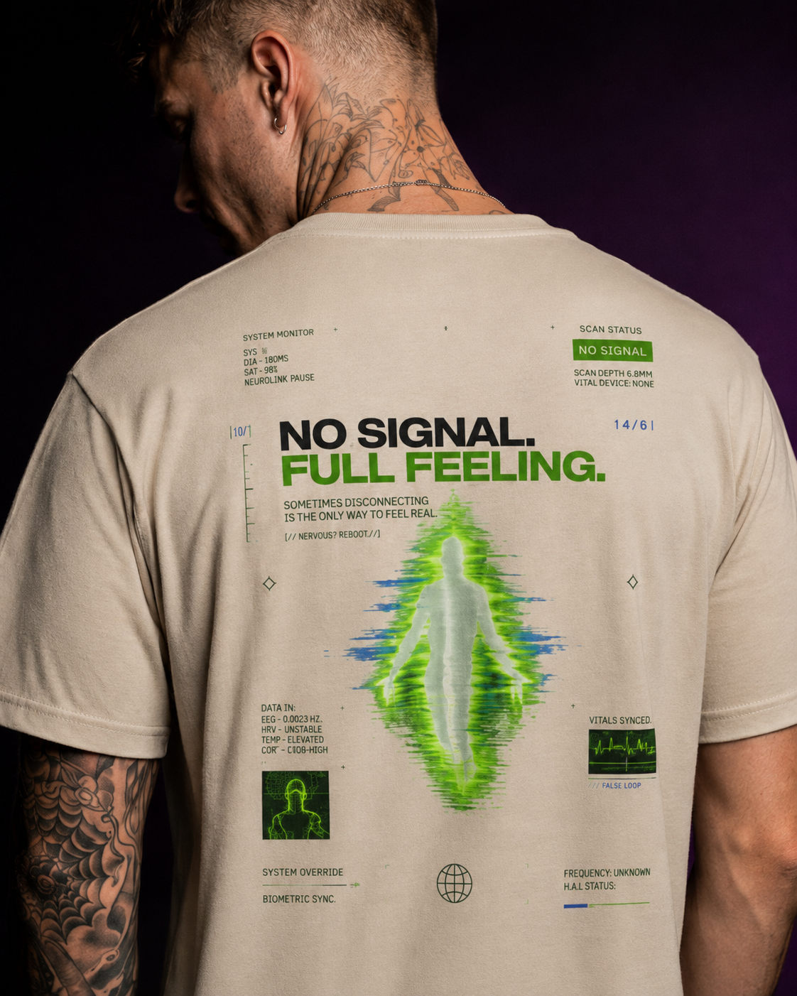 No Signal Full Feeling – Bio T-Shirt