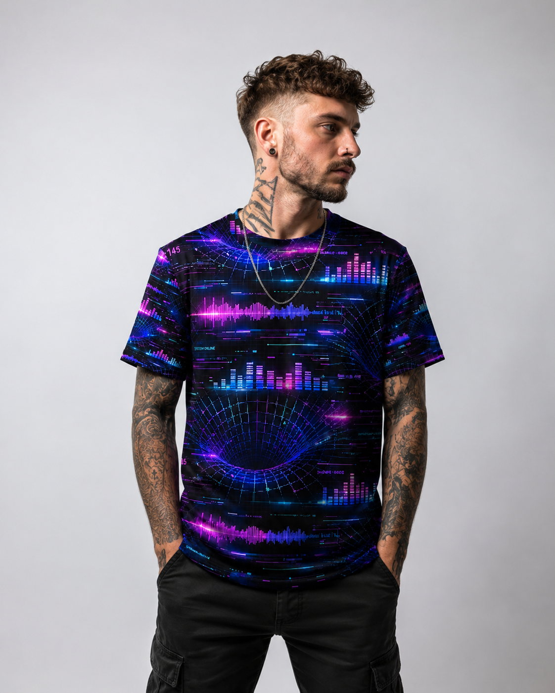 Techno Spirit Allover Festival T-Shirt