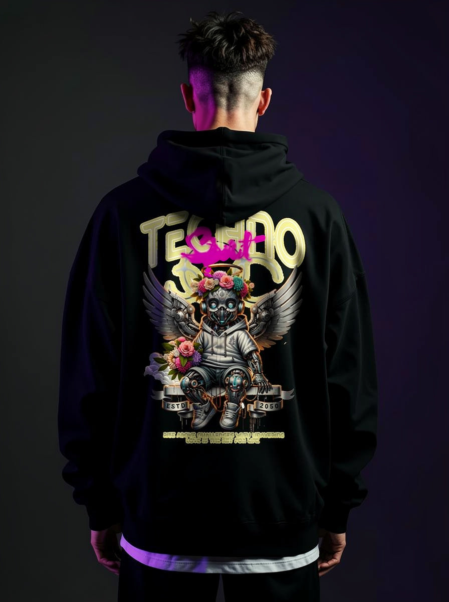 Techno Baby Oversize Hoodie