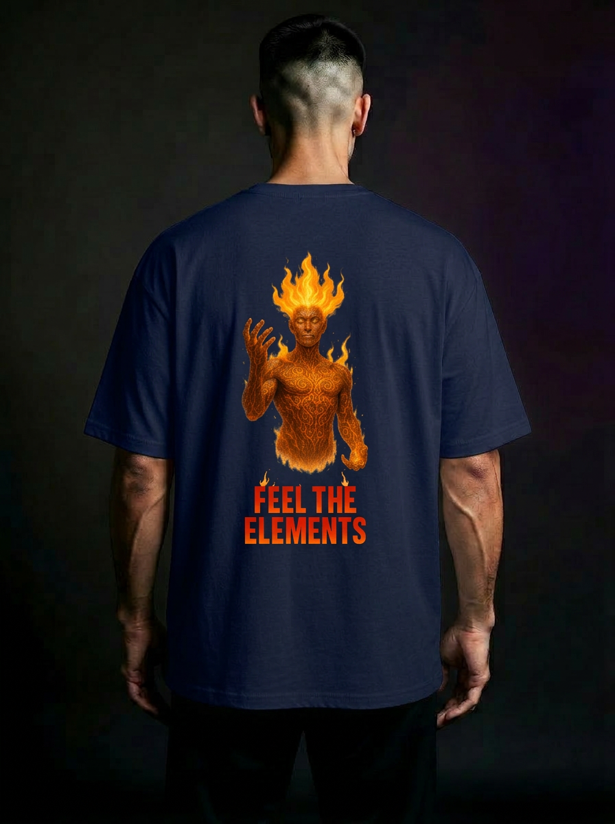 Fire Men Oversize Shirt