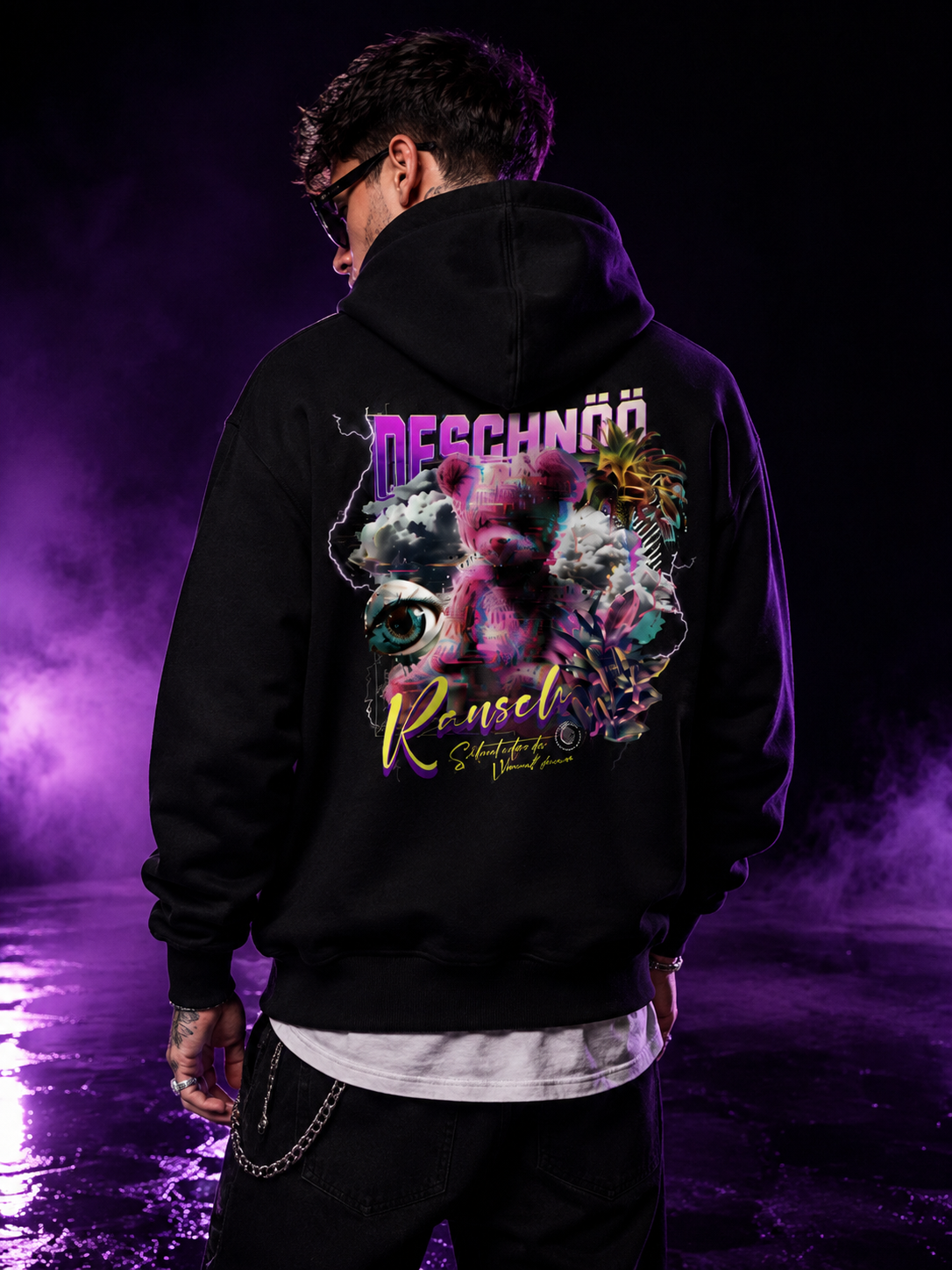 DESCHNÖÖ RAUSCH – Organic Festival Hoodie