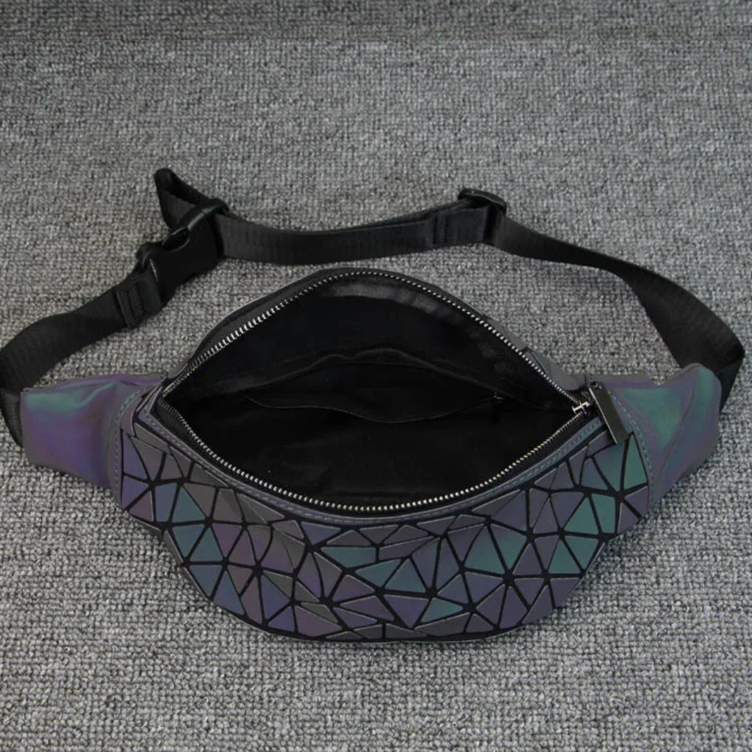 Luminalux Reflective Bag – reflektierende Festival-Bauchtasche